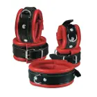 Leather Collar 5 cm – Red — Photo 1