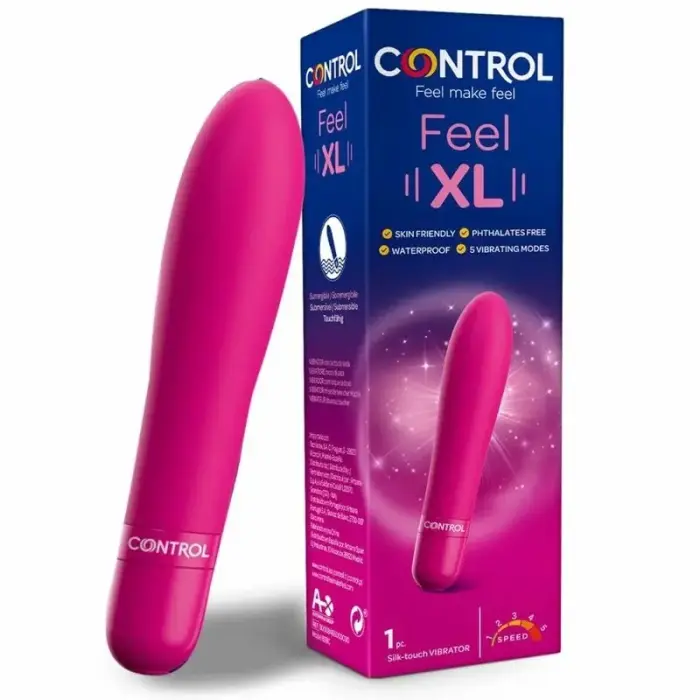 CONTROL Feel XL Vibrating Bullet – 16 cm (6.3″) – Purple