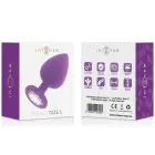 Intense Shelki L silikoninis analinis kištukas – 9.2 cm – Violetinė — Nuotrauka 5