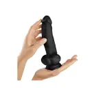 SHAFT Model N anatomiškas dildo – 24 cm (9.5″) – juodas — Nuotrauka 3