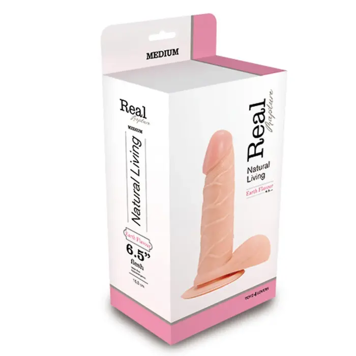 Reālistisks dildo ar dzīslām – 19 cm (7.5″) – Miesas krāsa