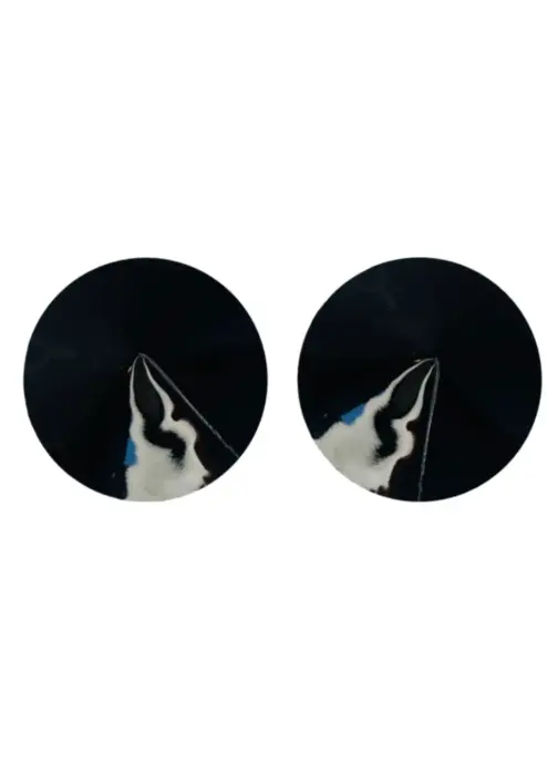 Kinky Diva Nipple Cover Set – Black – One size