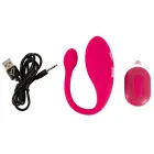 beau coeur Koral vibruojantis rutuliukas su nuotoliniu valdymu – 20 cm – rožinis — Nuotrauka 11
