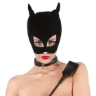Must nubuk-nahkse välimusega kassimask — Foto 4
