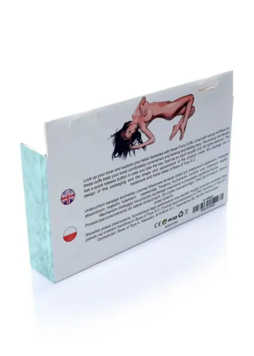 Kajdanki Fetish B - Series- Furry Cuffs Blue Photo