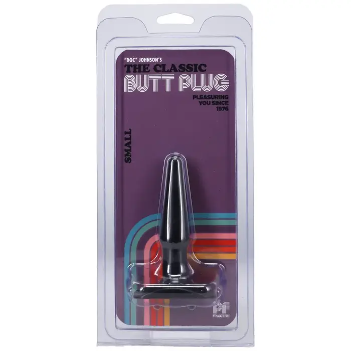 The Classic Butt Plug – S – 11.4 cm (4.5″) – Black