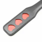 Ohmama Fetish Hearts PVC peksupael – must 32.6 cm — Foto 3