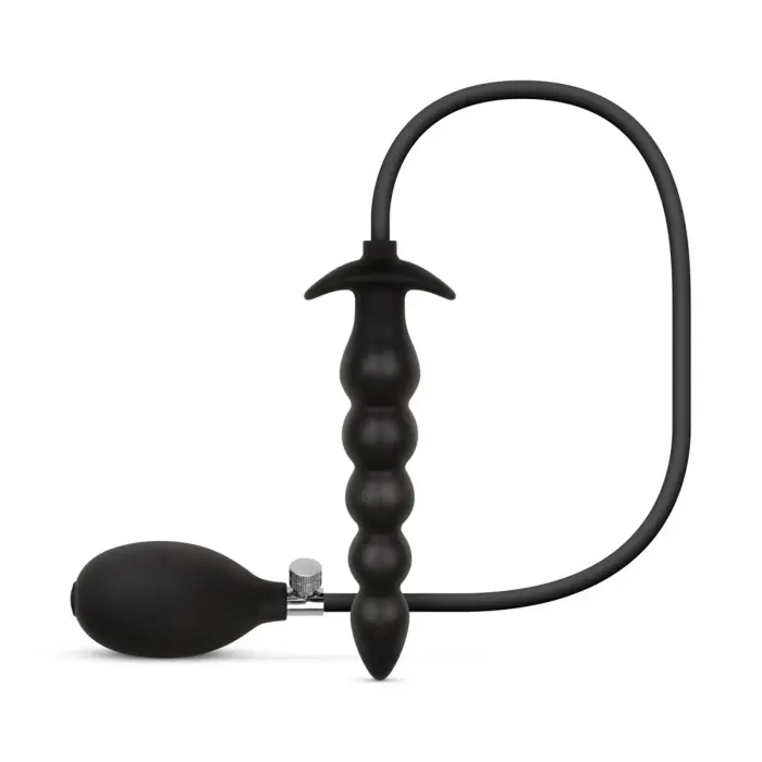 Anal Collection piepūšams anālais spraudnis ar pumpi – 20 cm – Melns