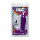 Realistic Dildo with Balls and Suction Cup – 20 cm (8″) – Clear — Photo 1