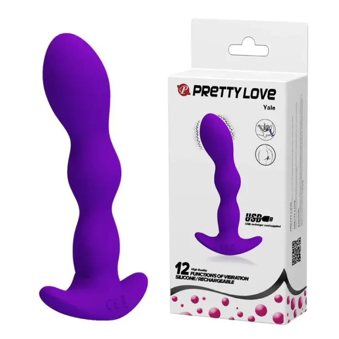 PRETTY LOVE YALE USB 12 funkcijų analinis kištukas – 15 cm (5.9″) – Rožinis