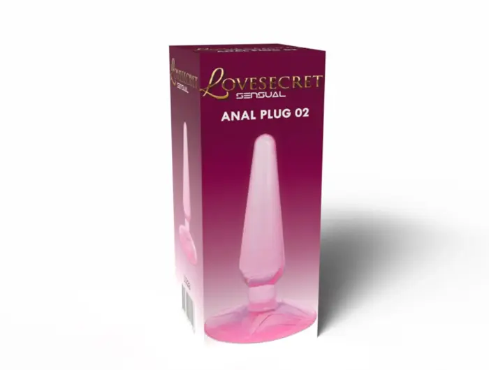 Lovesecret Sensual anālais spraudnis 02 – 11 cm – Rozā Foto 2
