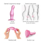 Strap-On-Me Curvy Metallic Sugar Pink dildo – 19.5 cm (7.7″) – rozā — Foto 4
