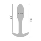 Smooth Anal Plug – 9.7 cm (3.8″) – Black — Photo 4