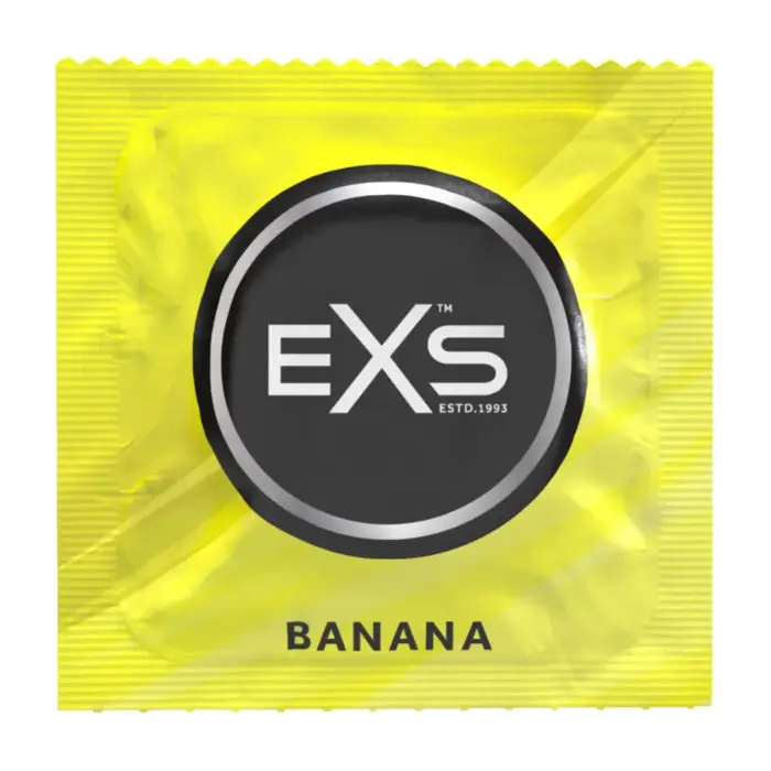 EXS Banana Flavored Condoms – 100 pcs