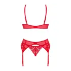 Obsessive Ingridia Lingerie Set – Red – XL/2XL — Photo 4