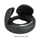 Pretty Love Quentin Vibrating Silicone Cock Ring — Photo 11