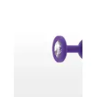 TOYJOY Diamond Booty Jewel analinis kištukas – 7 cm – Violetinis — Nuotrauka 4