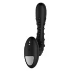 FORTO Studded Pro Vibrating Massager – anal plug – silicone – black – 10 modes — Photo 3