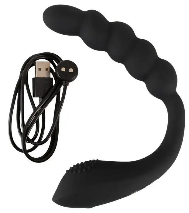 Black Velvets lokāms dubultais vibrators – 26 cm – rozā Foto 12