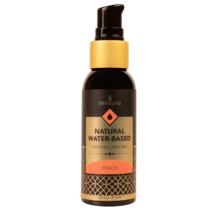 Sensuva Natural veepõhine maasika-persikumaitseline librikant – 50 ml