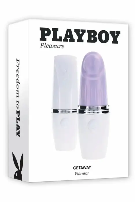 PLAYBOY GETAWAY компактный вибратор – 14.2 см (5.58″) – розовый