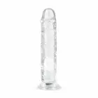 You2Toys Jelly – klasisks caurspīdīgs želejas dildo – 18 cm — Foto 2