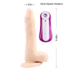 JAMES DEEN 8.5" Vibrējošs Dildo Foto 9