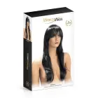 Brenda gara parūka ar sprādzēm – melna Foto 2