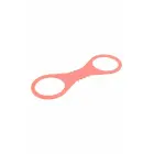 PEACHES 'N CREAME Large Silicone Cuffs – манжеты – силикон – персиковый – 27 см — Фото 2