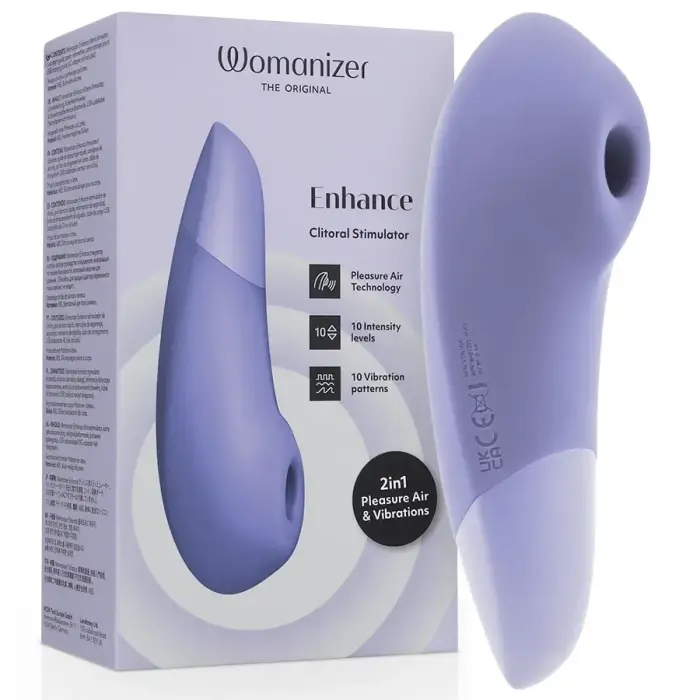 Womanizer Enhance Lilac воздушно-импульсный и вибрационный стимулятор – 15.8 см (6.2″) – фиолетовый