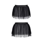 Regnes CRD002 Mesh Mini Skirt – Black – M — Photo 3