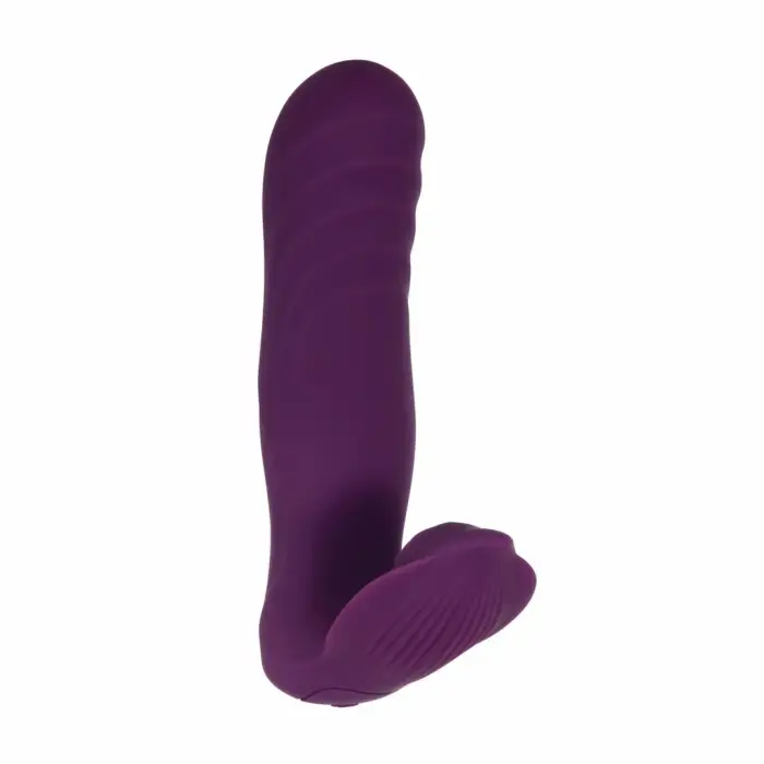 Evolved Velvet Hammer – вибратор двойного действия с толчками – фиолетовый