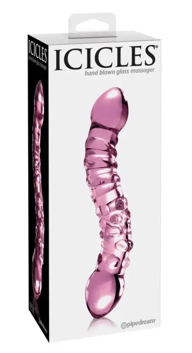 Icicles No. 55 roosa dildo – 19.5 cm (7.7″)