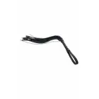 Sportsheets Velvet Noir Chain Flogger – флоггер из искусственной кожи и цепочек с гематитом – 43 см — Фото 5