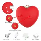 ARMONY magnetilised nibuklambrid Butterfly Shape – punased, 9 vibratsioonirežiimi — Foto 4