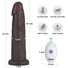 LoveToy Sliding Skin Pro II – vibrating silicone dong – 9" – 10 modes — Photo 8