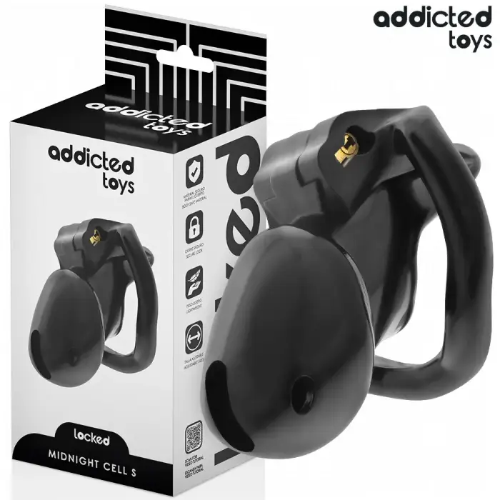 Addicted Toys Locked Midnight Cell система клетки целомудрия S 4.8 cm – черный