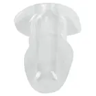 ANOS analinis kištukas su tuneliu – 10.2 cm (4″) – Skaidrus Photo