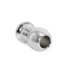Hollow Ribbed Anal Plug – 7 cm — Photo 1