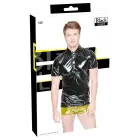 Black Level Shiny Vinyl Polo Shirt – L — Photo 1