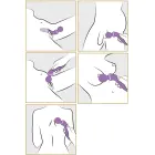 FFH Dubultais wand vibrators – 19.5 cm (7.5″) – melns — Foto 9