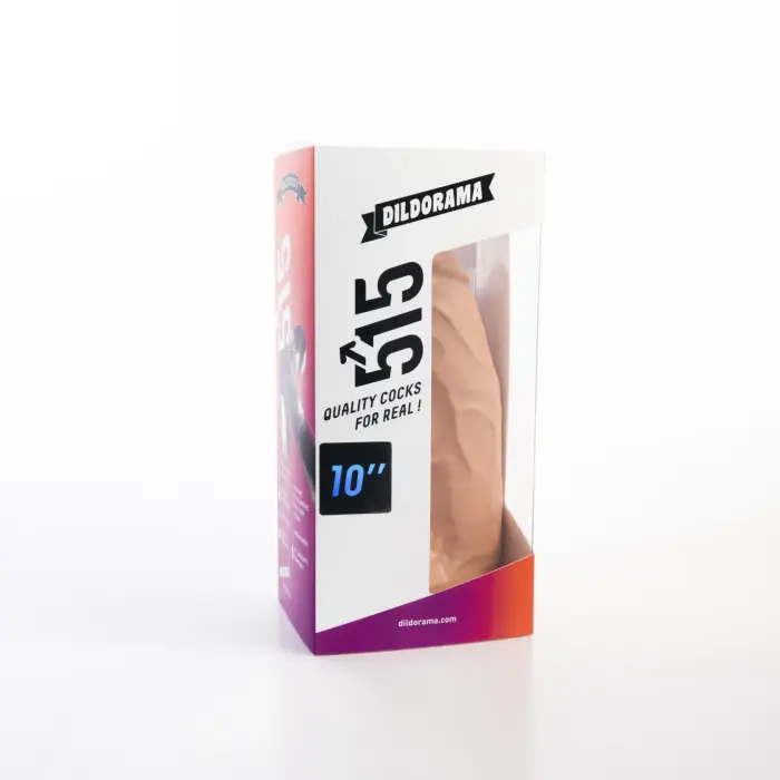 Dildorama 515 Line Realistic Dildo – 25 cm (10″) – Flesh