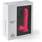 Virgite "R12" реалистичный вибратор – 14.4 cm – розовый – с пультом управления — Фото 2