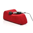 Deluxe Wand Saddle – подушка для секса с карманом для вибратора-микрофона – красная — Фото 3