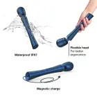 MAN.WAND EDGY wand masāžas vibrators – zils — Foto 4