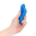 Loveline Mini Rabbit Vibrator Azure Desire компактный двойной вибратор, синий — Фото 7