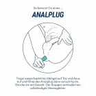 EasyToys Glass Plug No. 23 – stikla anālais aizbāznis ar zilu spirāli – M — Foto 3