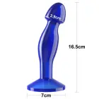 Lovetoy Flawless Clear – caurspīdīgs prostatas spraudnis – caurspīdīgs – 6,5" / 16,5 cm — Foto 2
