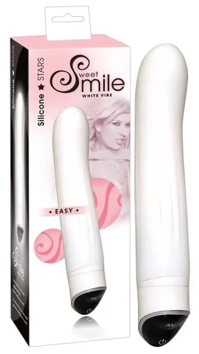 Smile Easy vibrators – 22 cm – balts Foto 6