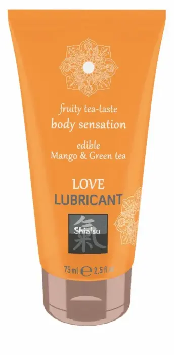 Love Lubricant Water-Based Gel Mango & Green Tea Edible – 100 ml